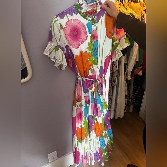 Millie Floral Multicolor Maxi Dress Victoria Medium - Picture 5 of 6